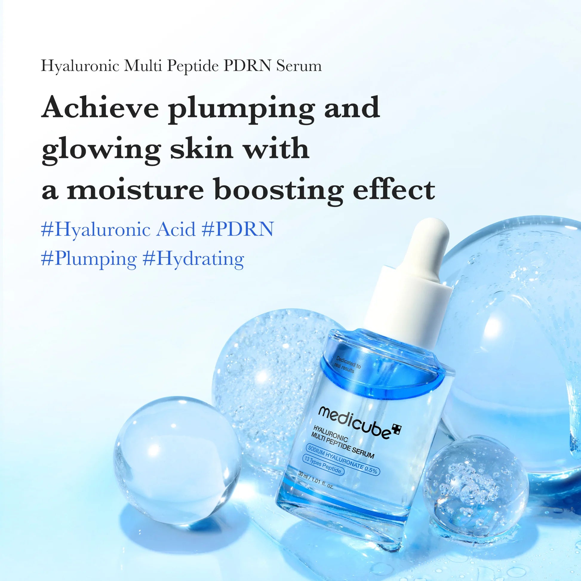 Medicube PDRN + Hyaluronic Serum 100+ – Deep Hydration & Skin Repair