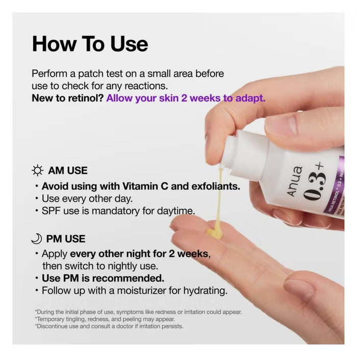 ANUA Retinol 0.3 + Niacin Renewing Serum 30ml