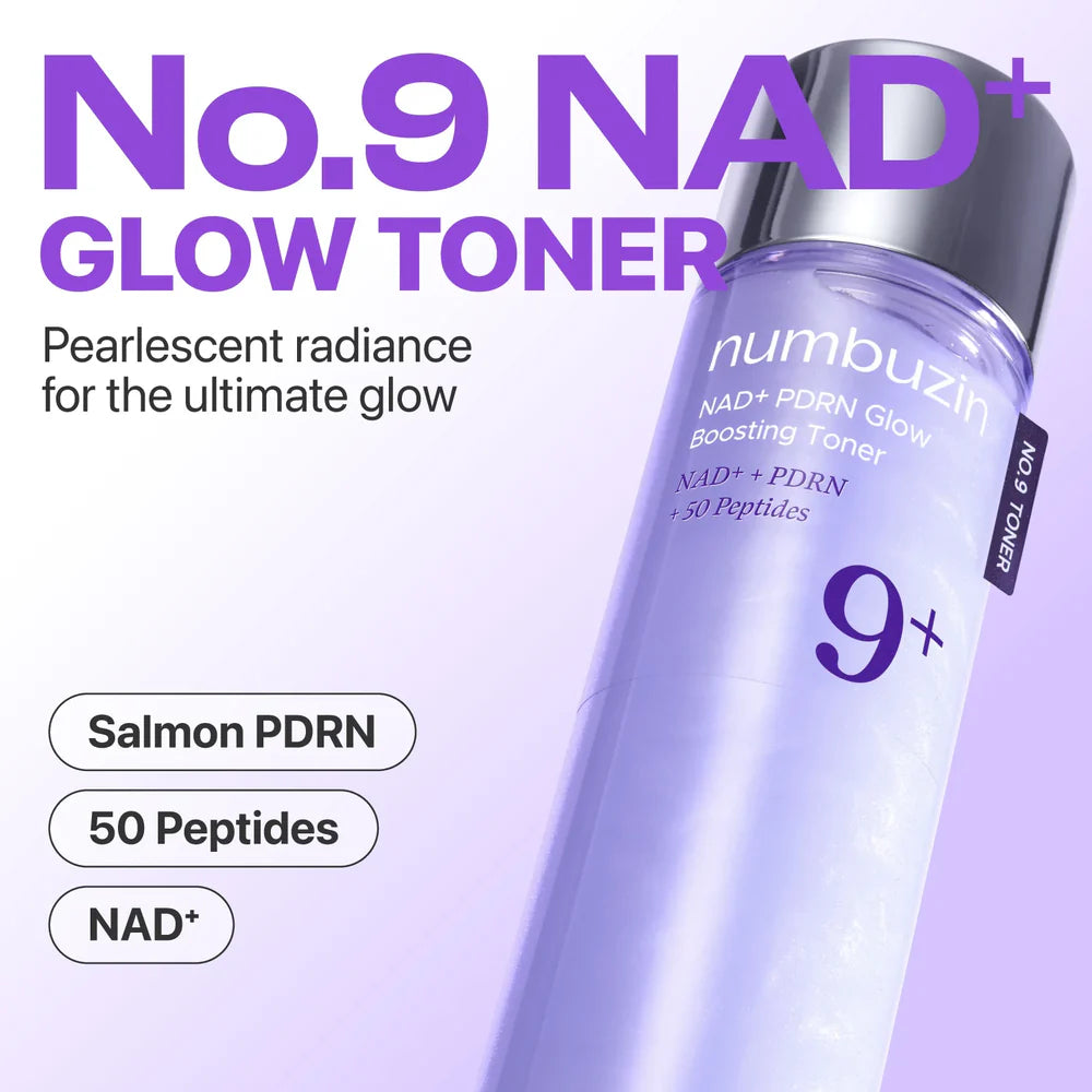 Numbuzin NAD+ PDRN Glow Boosting Toner – Skin Repair & Radiance Care