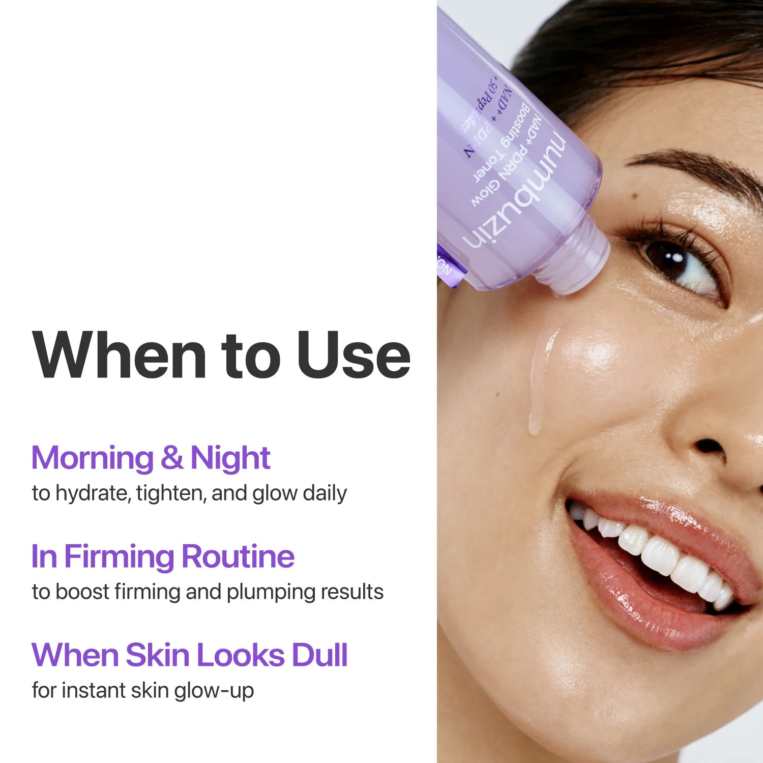 Numbuzin NAD+ PDRN Glow Boosting Toner – Skin Repair & Radiance Care