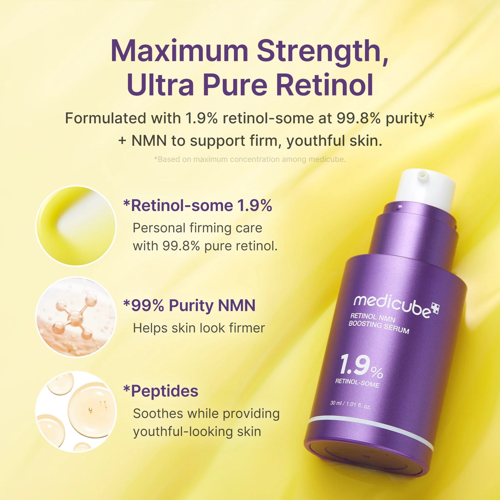 Medicube Retinol NMN Boosting Serum – Advanced Anti-Aging Care