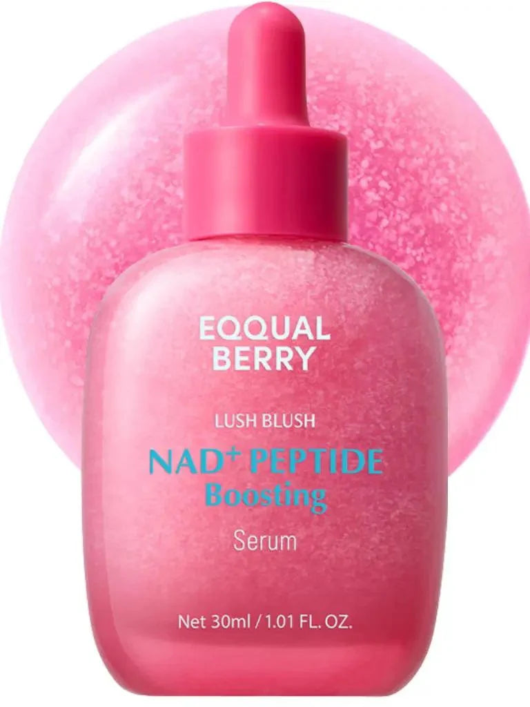 EQQUALBERRY NAD+PEPTIDE BOOSTING lush blush serum 30ml