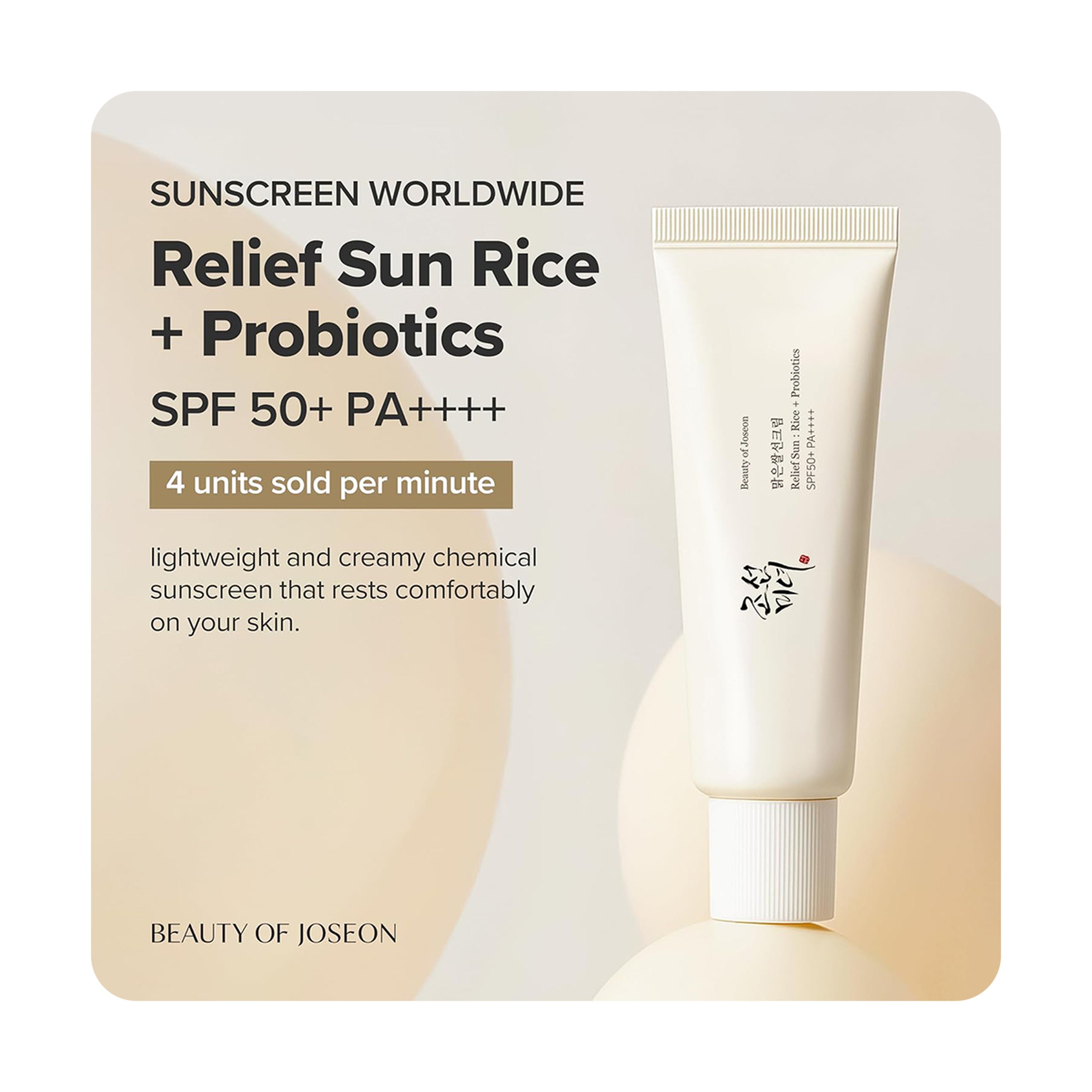 Relief Sun Rice + Probiotics SPF50+ PA++++