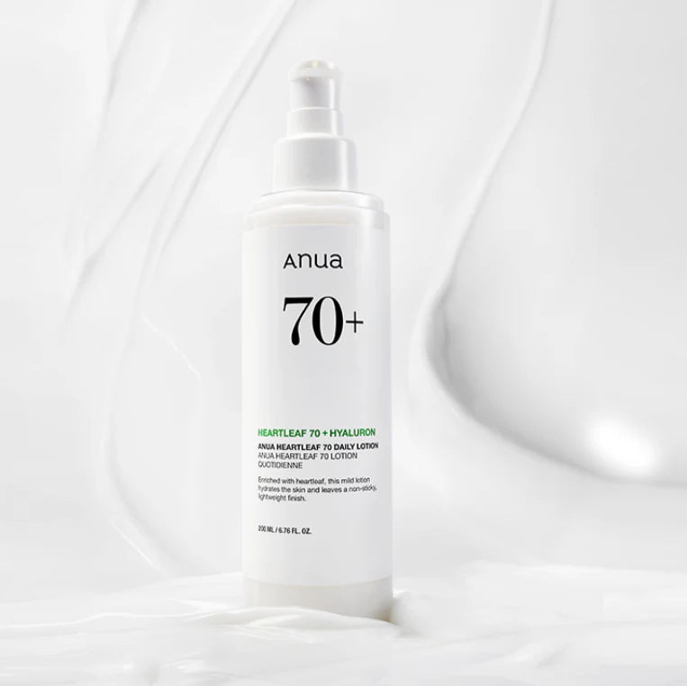Anua Heartleaf 70+ Hyaluron Lotion – Soothing & Hydrating Moisturizer