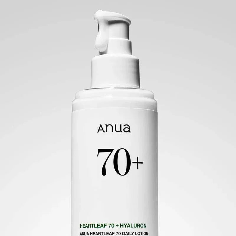 Anua Heartleaf 70+ Hyaluron Lotion – Soothing & Hydrating Moisturizer