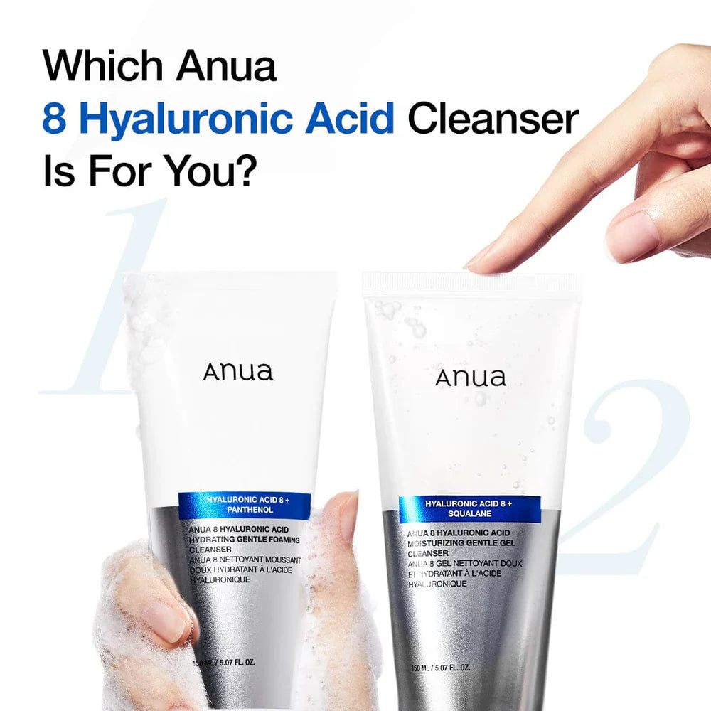 Anua Hyaluronic Acid 8+ Cleanser – Hydrating & Gentle Daily Cleanse