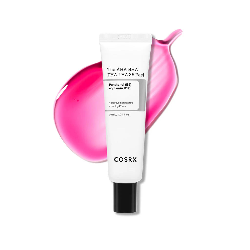 COXRX The AHA BHA PHA LHA 35 Peel Panthenol B5 + Vitamin B12 30ml