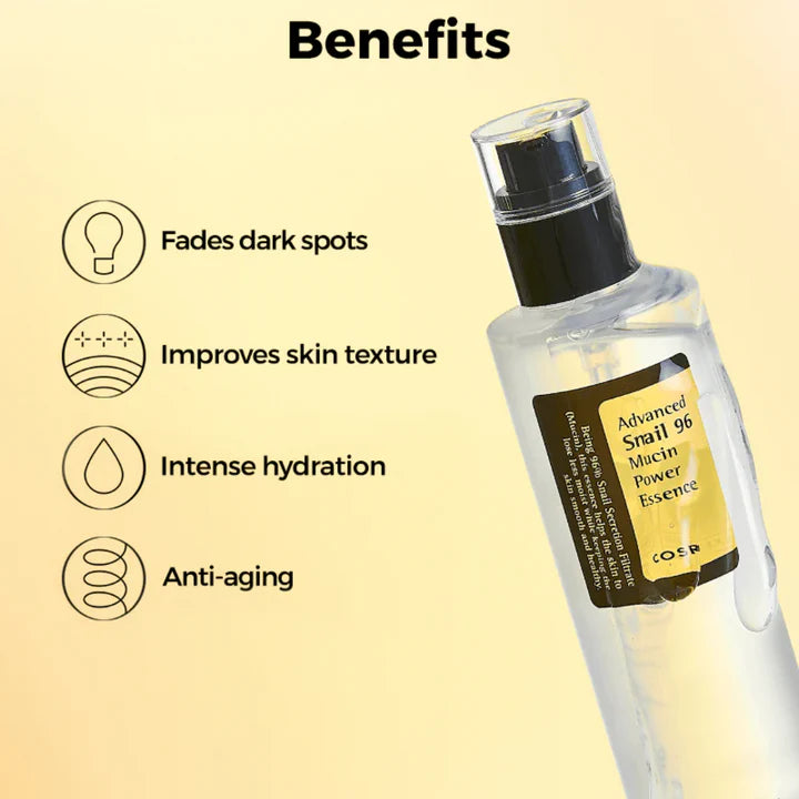 COSRX Advanced Snail 96 Mucin Power Essence – Hydration & Skin Repair