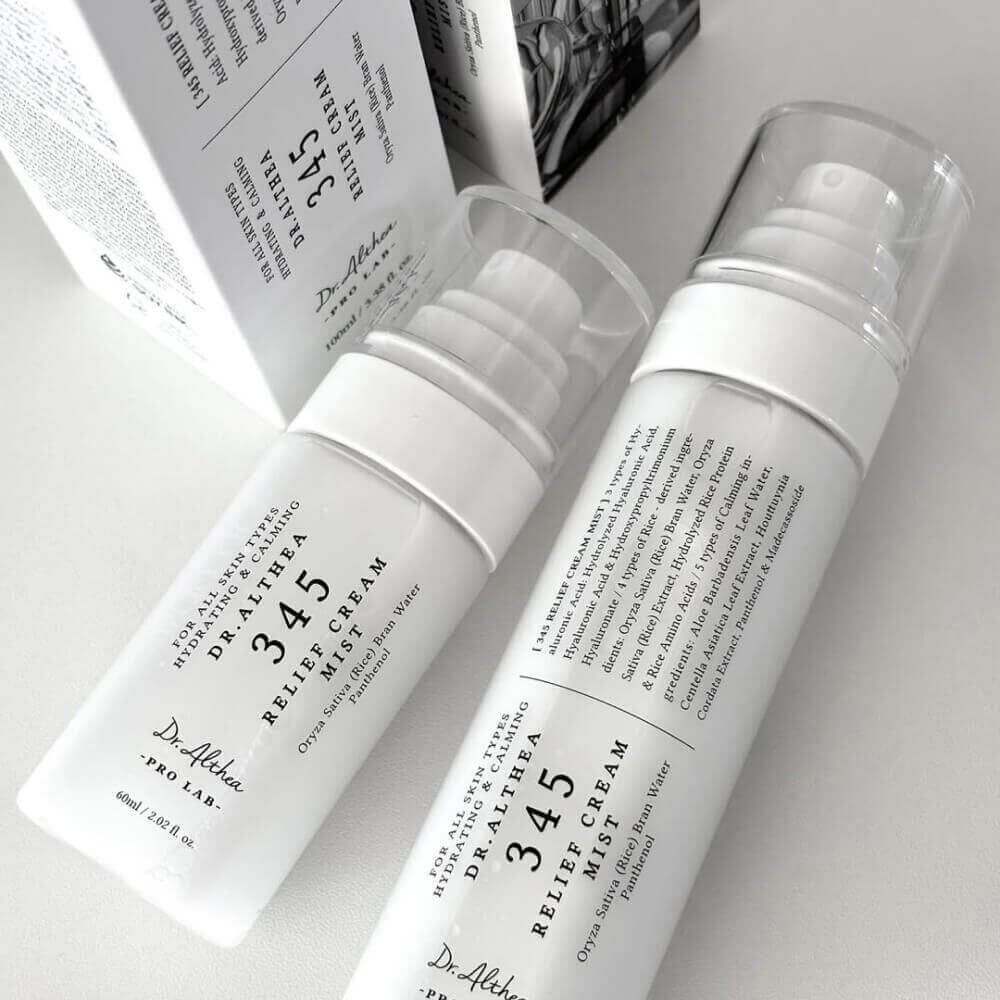 Dr. Althea 345 Relief Cream Mist 60ml – Soothing & Hydrating Skin Mist