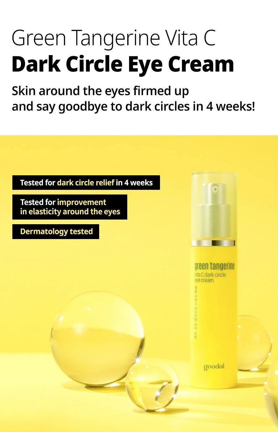 Goodal VITA-C Dark Circle Eye Cream – Brightening & Under Eye Care