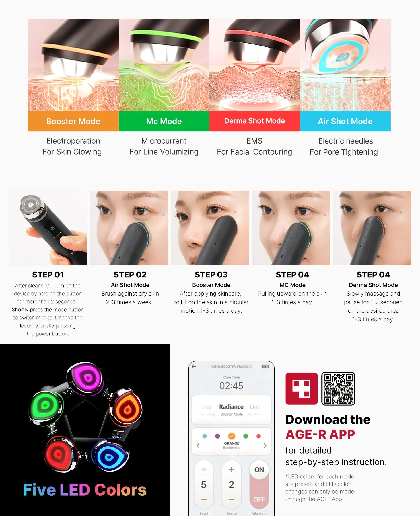 Medicube AGE-R Booster Pro – Skin Glow & Absorption Device  ⸻