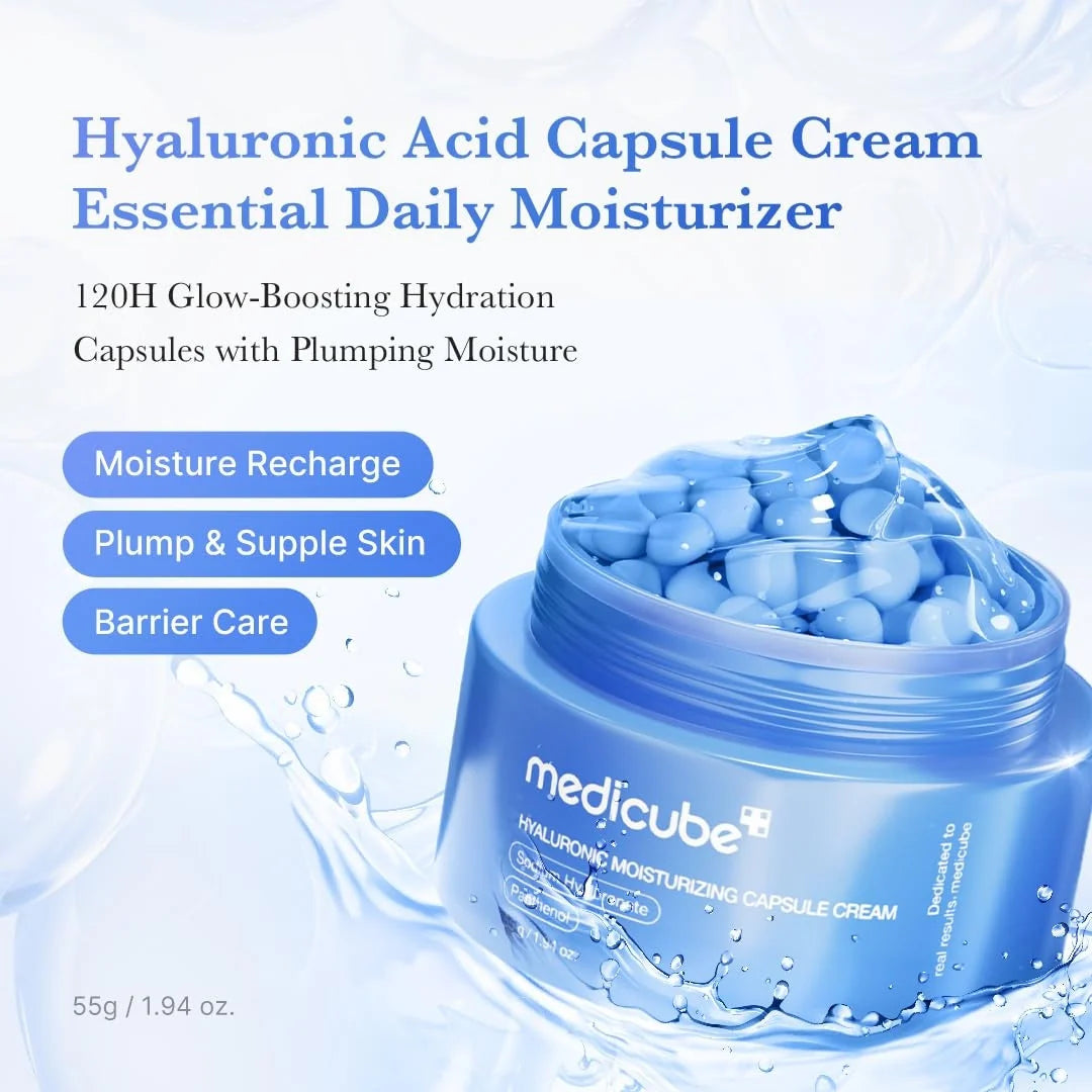 Medicube Hyaluronic Moisturizing Capsule Cream – Deep Hydration & Barrier Care