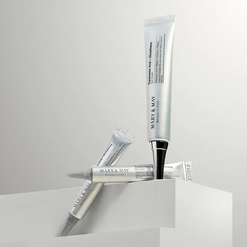 Mary & May Tranexamic Acid + Glutathione Eye Cream – Brightening & Dark Circle Care