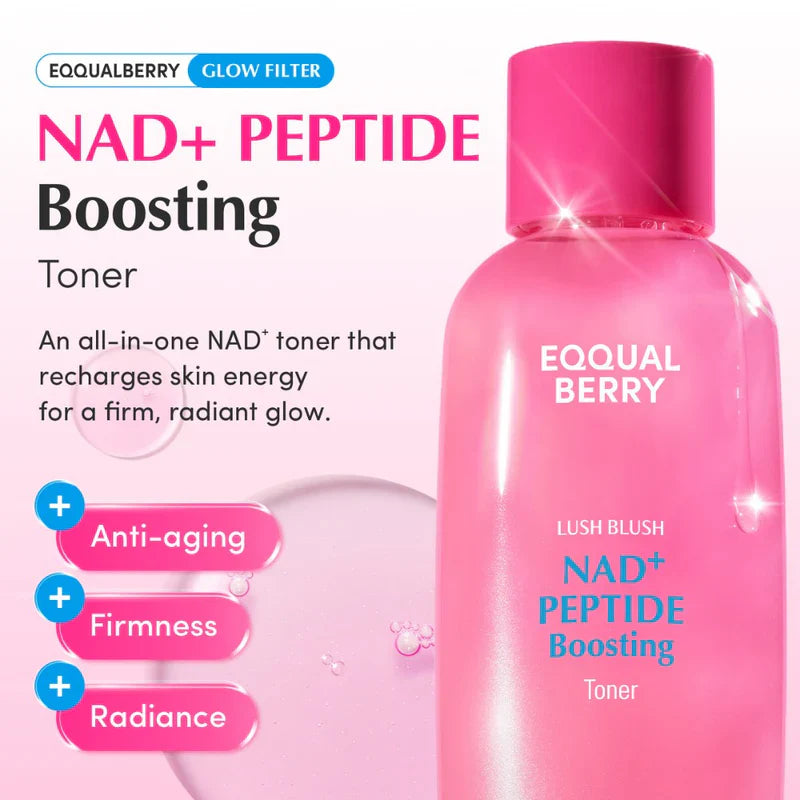 EQQUALBERRY NAD+ Peptide Boosting Toner – Anti-Aging & Skin Renewal