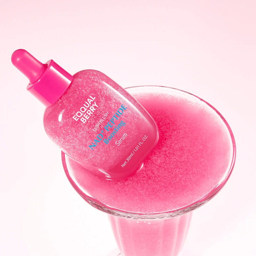 EQQUALBERRY NAD+PEPTIDE BOOSTING lush blush serum 30ml