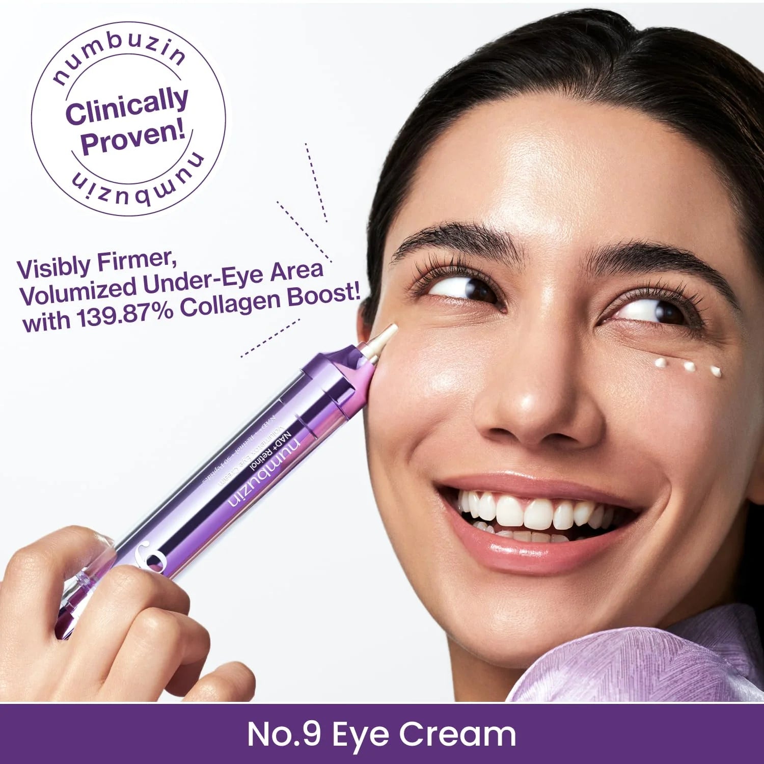 Numbuzin No.9 NAD+ Retinol Volumetox Eye Cream 30ml