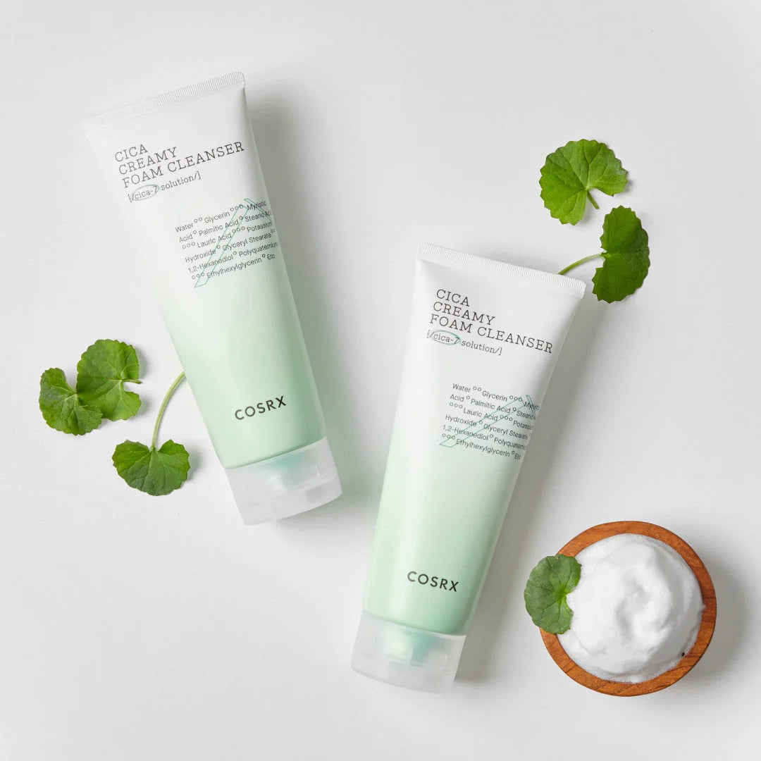 COSRX CICA Creamy Foam Cleanser – Gentle Soothing Daily Cleanse