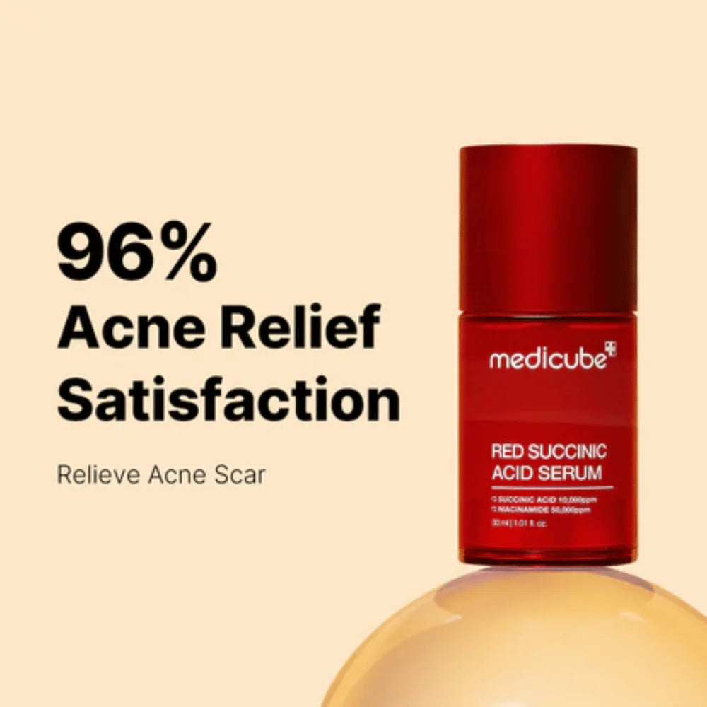 Medicube Red Succinic Acid Serum – Acne & Oil Control Treatment