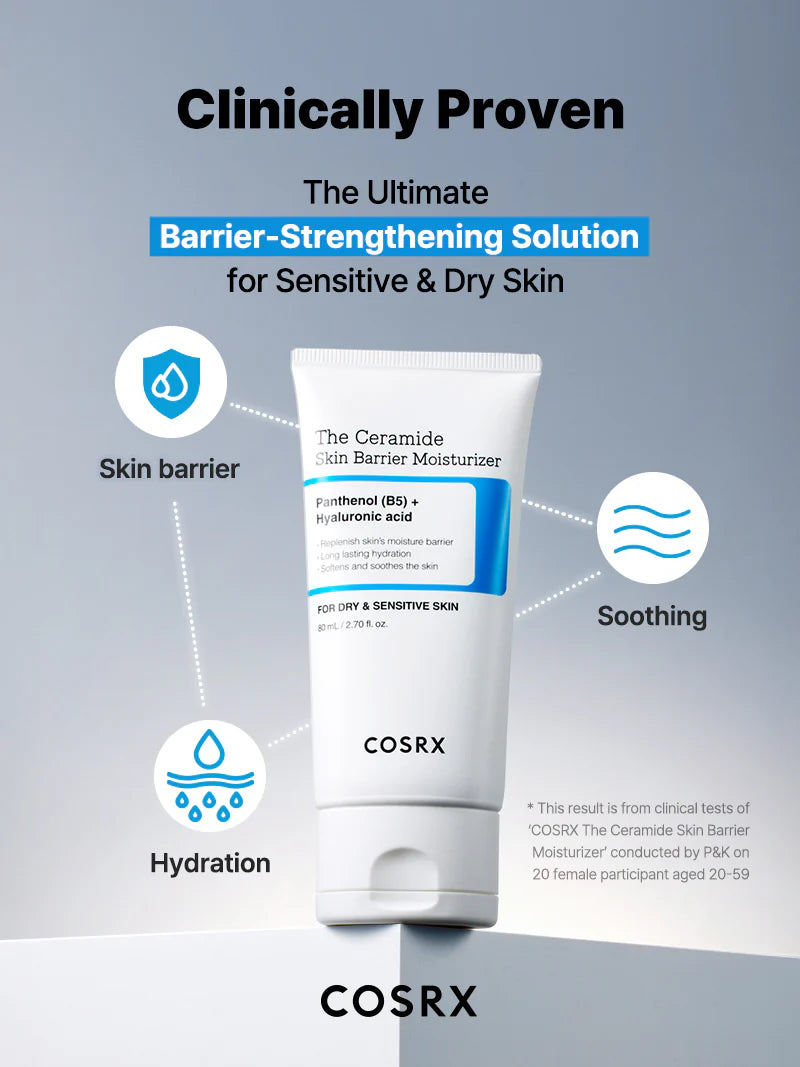 COSRX Ceramide Skin Barrier Moisturizer – Repair & Deep Hydration Care