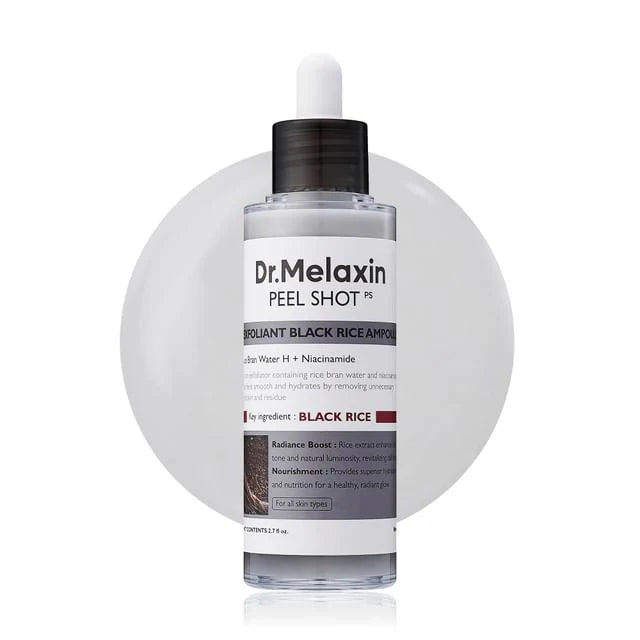 Dr.MELAXIN PEEL SHOT EXFOLIATING BLACK RICE AMPOULE