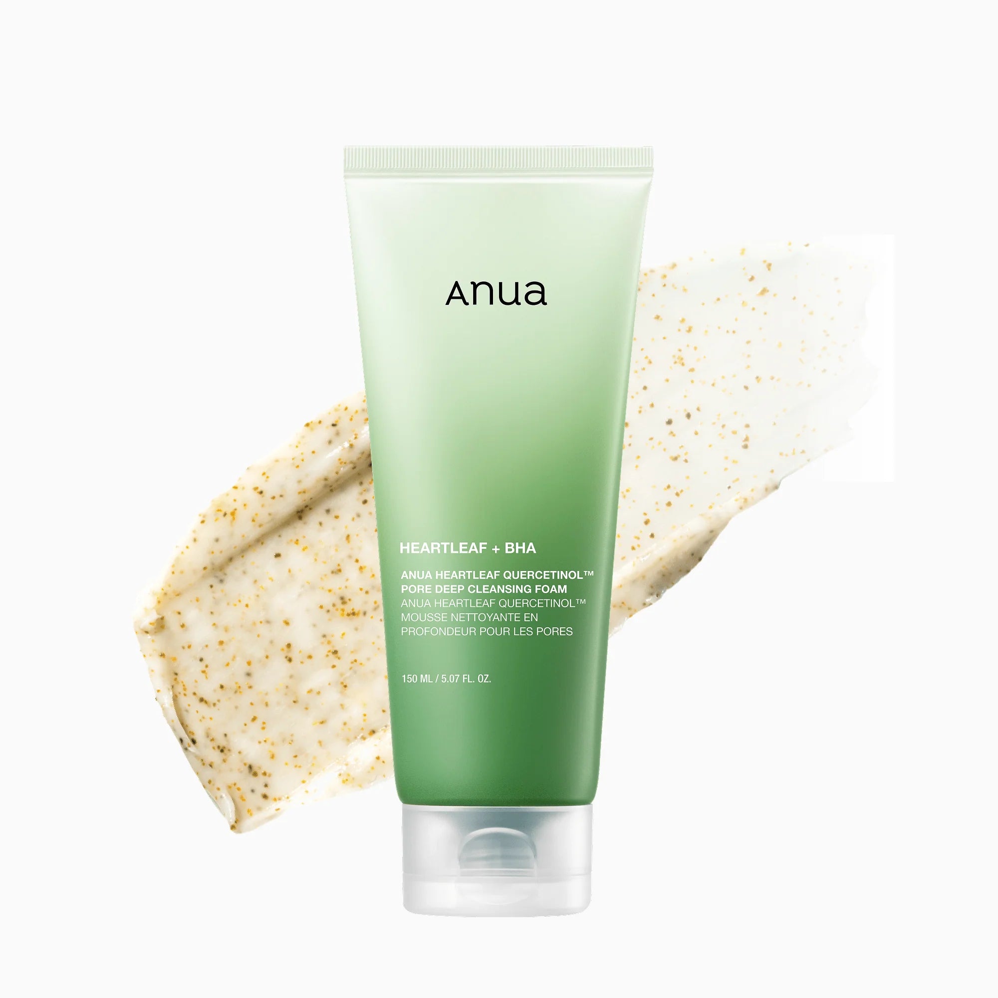 Anua Heartleaf + BHA Cleansing Foam – Acne & Pore Control Cleanser