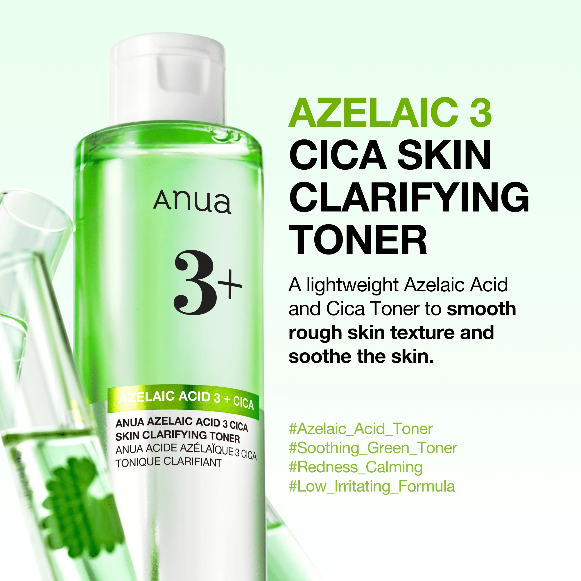 Anua Azelaic Acid 3% + Cica Toner – Redness Relief & Acne Care