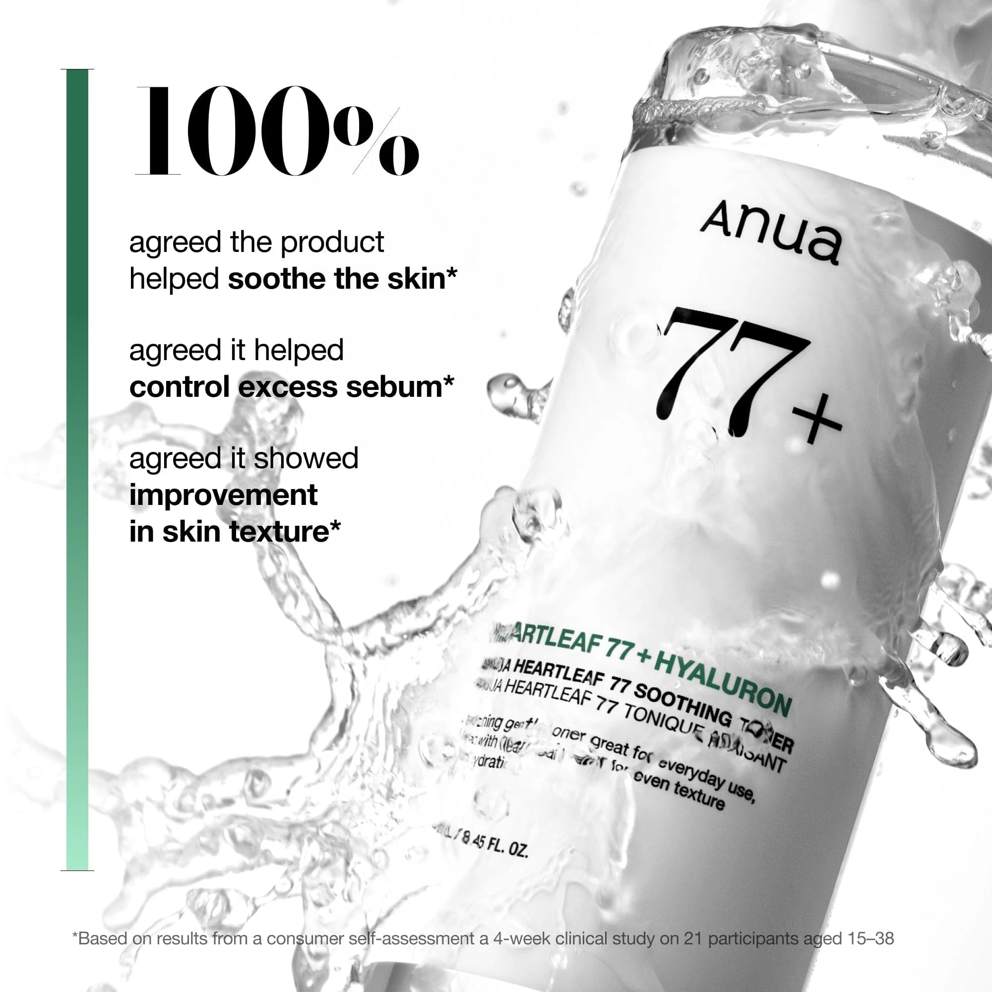 Anua Heartleaf 77+ Hyaluron Toner – Soothing & Hydrating Care