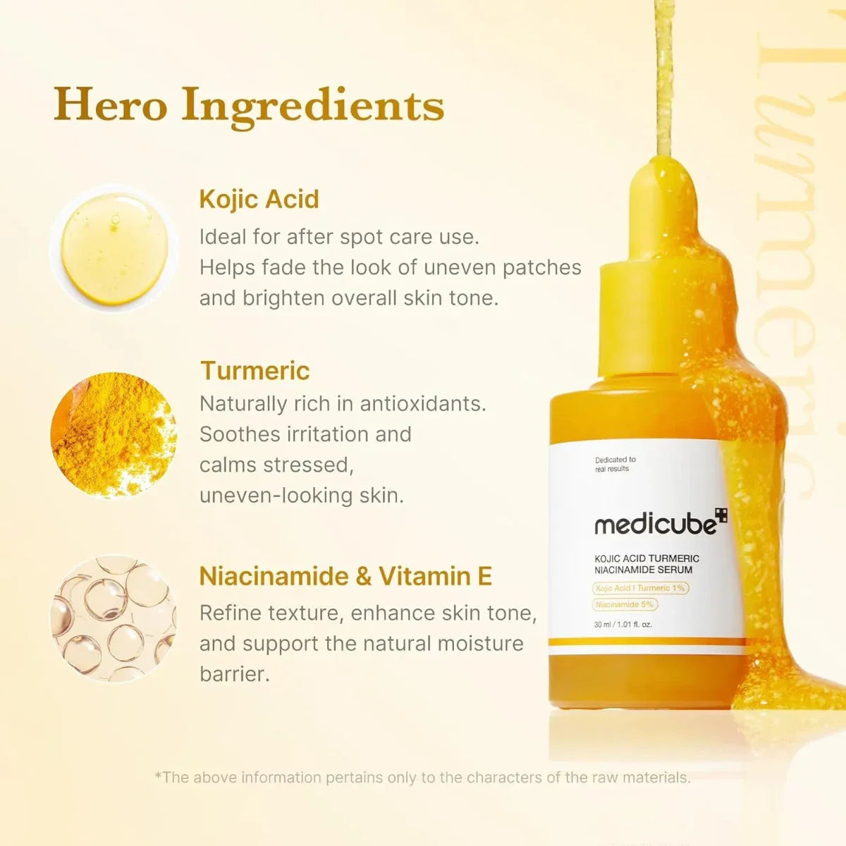 Kojic Acid Turmeric Niacina- mide Serum 30ml