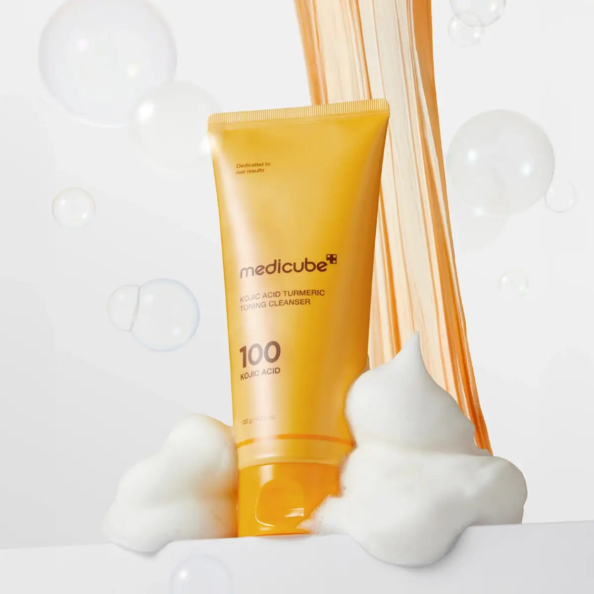 Medicube Kojic Acid Turmeric Toning Cleanser 120g