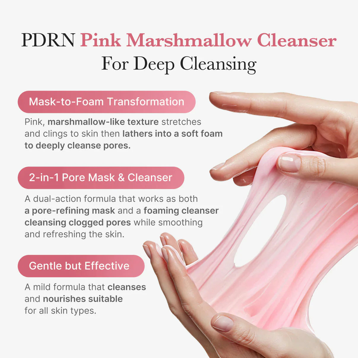 Medicube PDRN Pink Niacinamide Whip Cleanser 120g