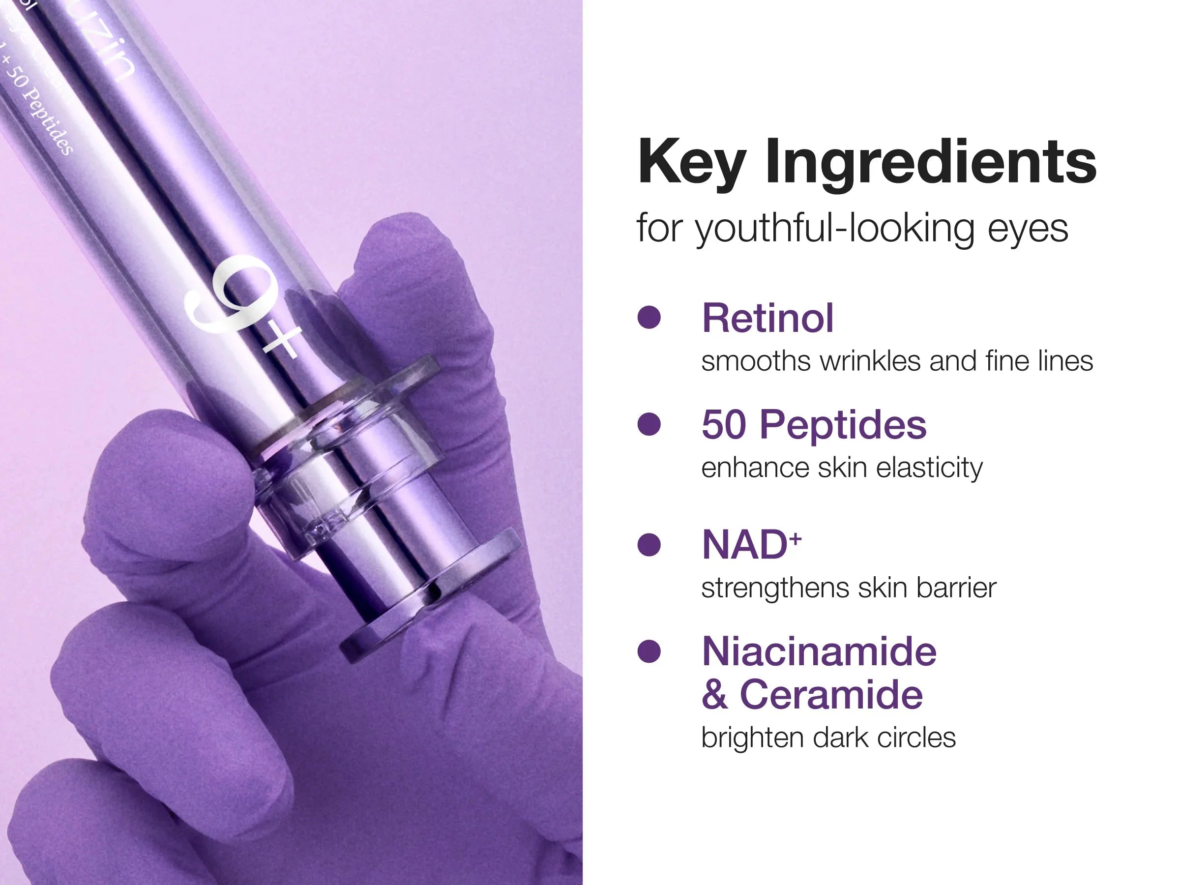 Numbuzin No.9 NAD+ Retinol Volumetox Eye Cream 30ml