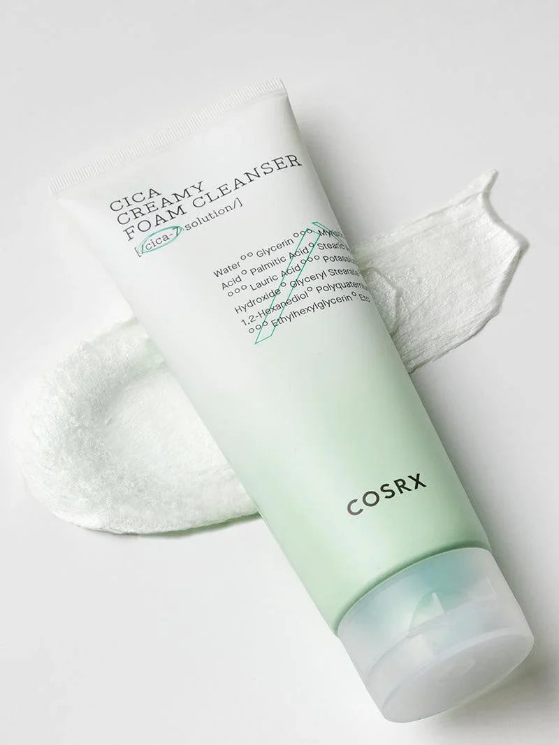 COSRX CICA Creamy Foam Cleanser – Gentle Soothing Daily Cleanse